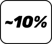 Approximately 10%