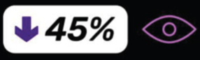 45% risk reduction; An eye